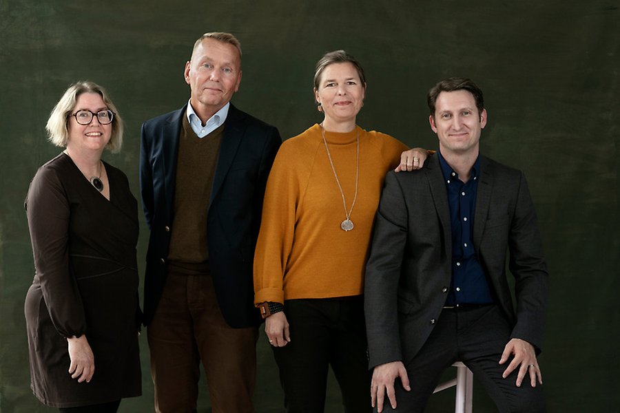 The management team at the Swedish Museum of Natural History.
