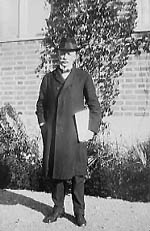 Professor Lindman fotograferad 1919
