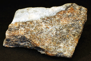 Typmaterialet av rinmanit (NRM #20000160). Foto: Jaana Vuorinen