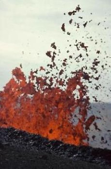 Vulkanutbrott vid Karfla 1980